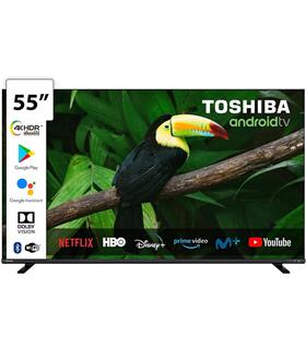 TELEVISOR LED TOSHIBA 55 UHD 4K SMART TV ANDROID W