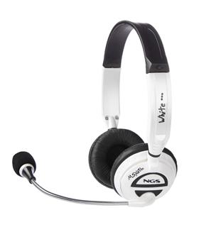AURICULARES + MICROFONO NGS MSX6 PRO WHITE